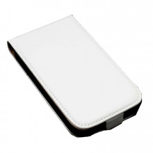 Leather Case For Samsung J100 White